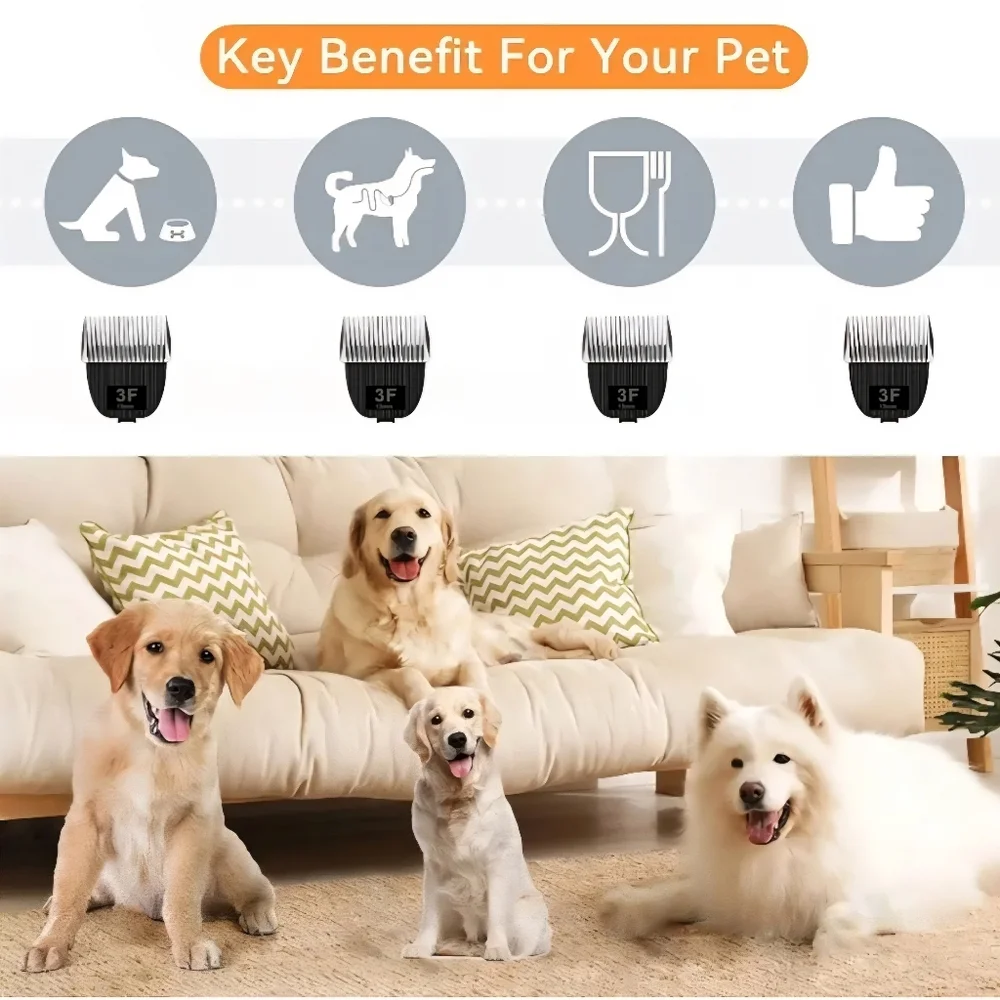 Replacement Blade for nebot P1 Pro Pet Grooming Kit & Vacuum Size 3F 13mm